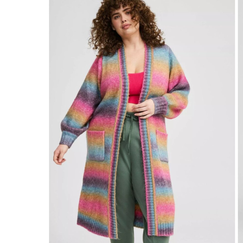 Torrid Balloon Sleeve Coatigan ~ Size 3